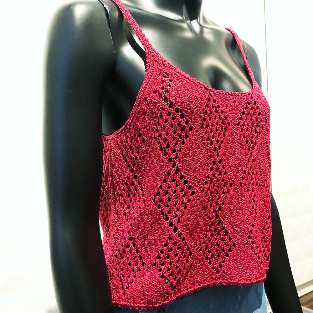 Free People Glisten Crochet Tank - Picture 7 of 9